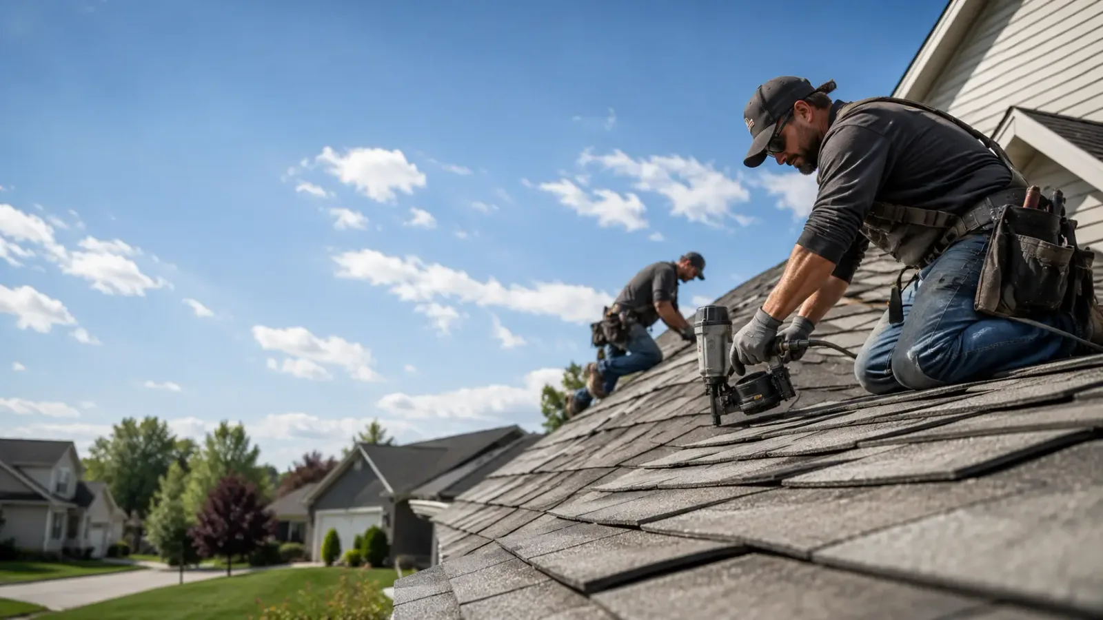 Storm Damage Roof Repair in Thayer, KS near me